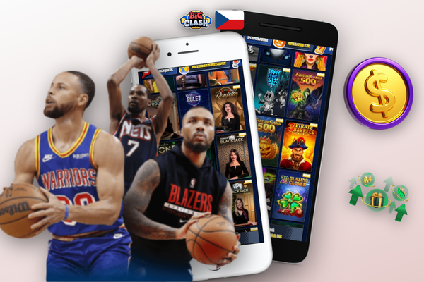 Hráč hodnotí Bigclash Casino app pěti hvězdičkami na mobilním telefonu