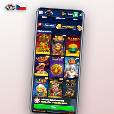Ikona míče a hokejky pro sportovní sázky v Bigclash Casino apps