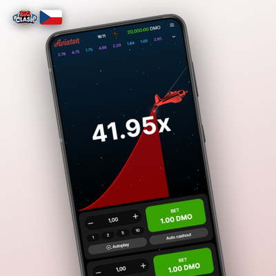 Boční chat panel s výhrami ostatních hráčů v Aviator Bigclash Casino online