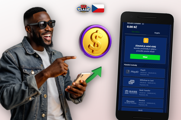 Funkce cashout v Bigclash Casino ti umožní uzavřít sázku před koncem zápasu