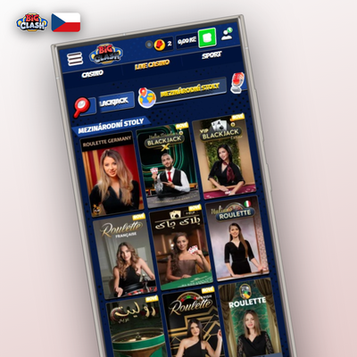 Ikona herního automatu pro Bigclash Casino online app – přes 9 700 titulů
