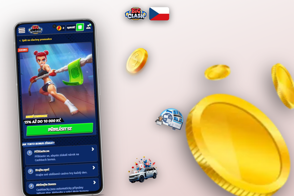 Bigclash Casino promo kódy a výpočet wageringu 35× na mobilním zařízení