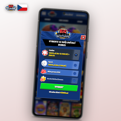 Registrace přes telefon v Bigclash Casino – ověření pomocí SMS kódu